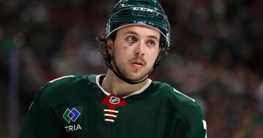 Minnesota Wild defenseman Brock Faber having offensive outburst in NHL playoffs